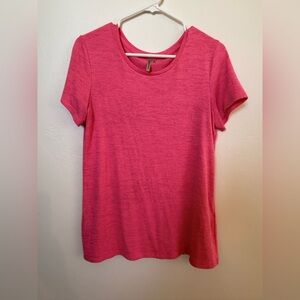Banana Republic Vibrant Pink Short Sleeve Tee
